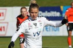 Olga Sevcova skoraði þrennu í sigri ÍBV í kvöld.