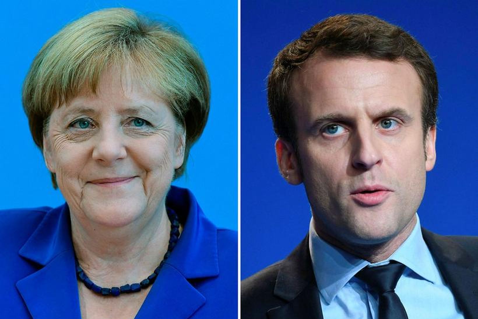 Merkel og Macron funda í Berlín í dag.