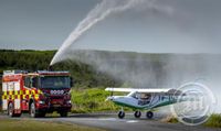 Fis flugvél flogið heim frá Ítalíu