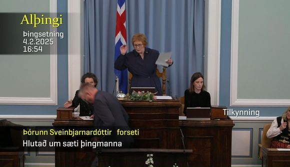 Þórunn tók andköf: Fall er fararheill