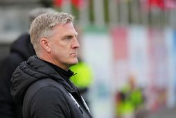 Rúnar Kristinsson á hliðarlínunni.