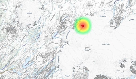 Skjálfti í Bárðarbungu