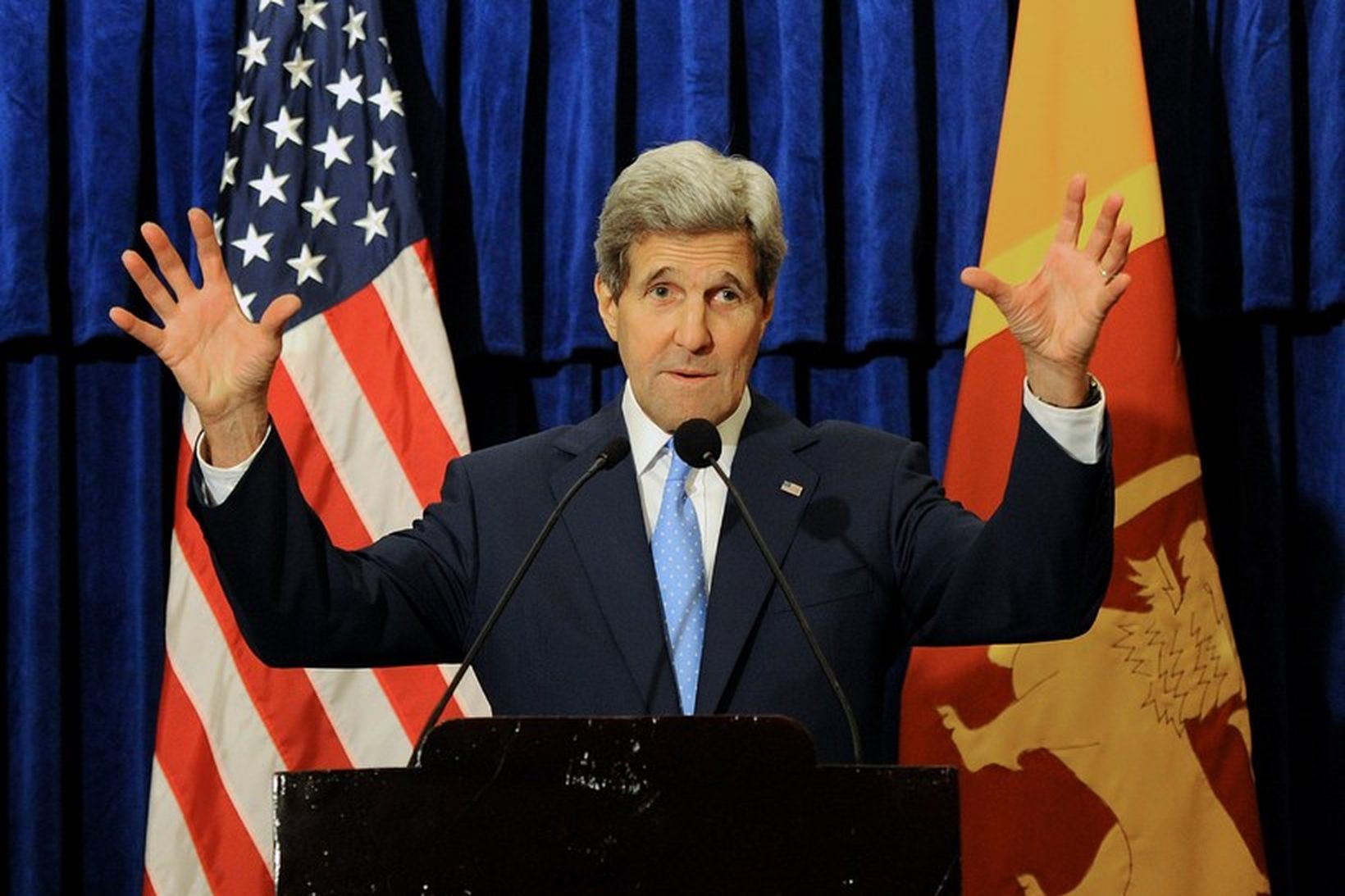 John Kerry, utanríkisráðherra Bandaríkjanna. Mynd úr safni.