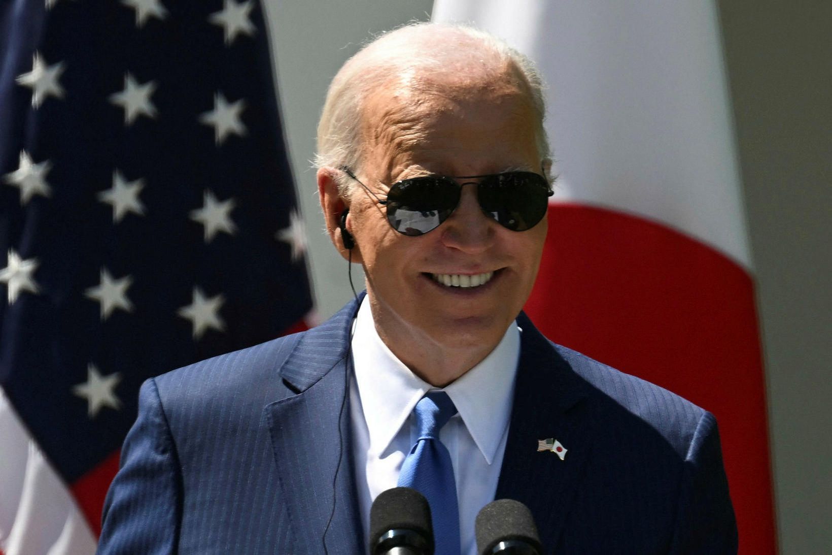 Joe Biden heitir Ísrael stuðningi Bandaríkjanna.