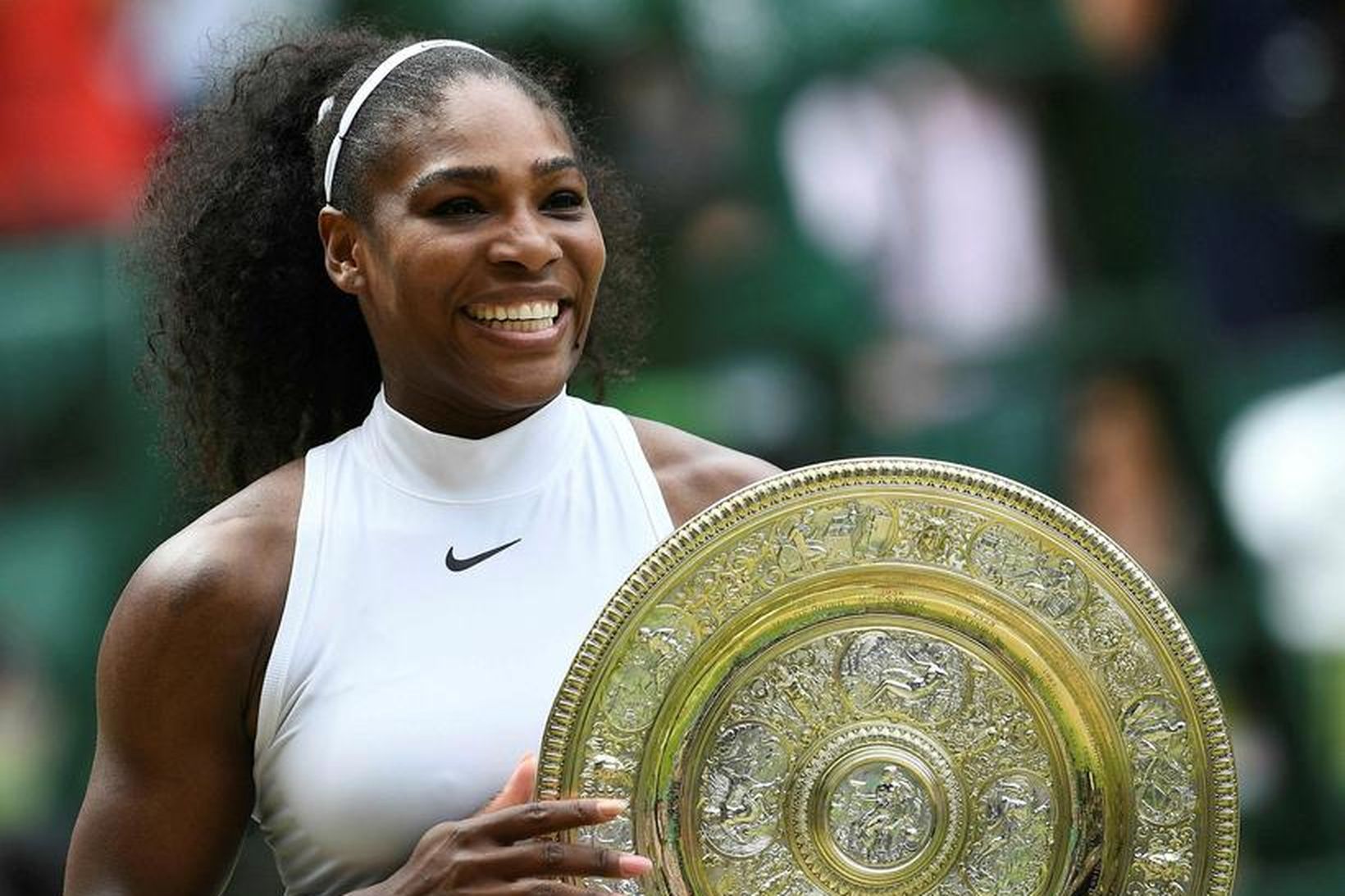 Serena Williams þekkir sína strigaskó.