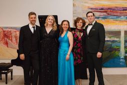 Jóhann Kristinsson, Bryndís Guðjónsdóttir, Guðrún Jóhanna Ólafsdóttir, Elena Postumi og Eggert Reginn Kjartansson komu fram …