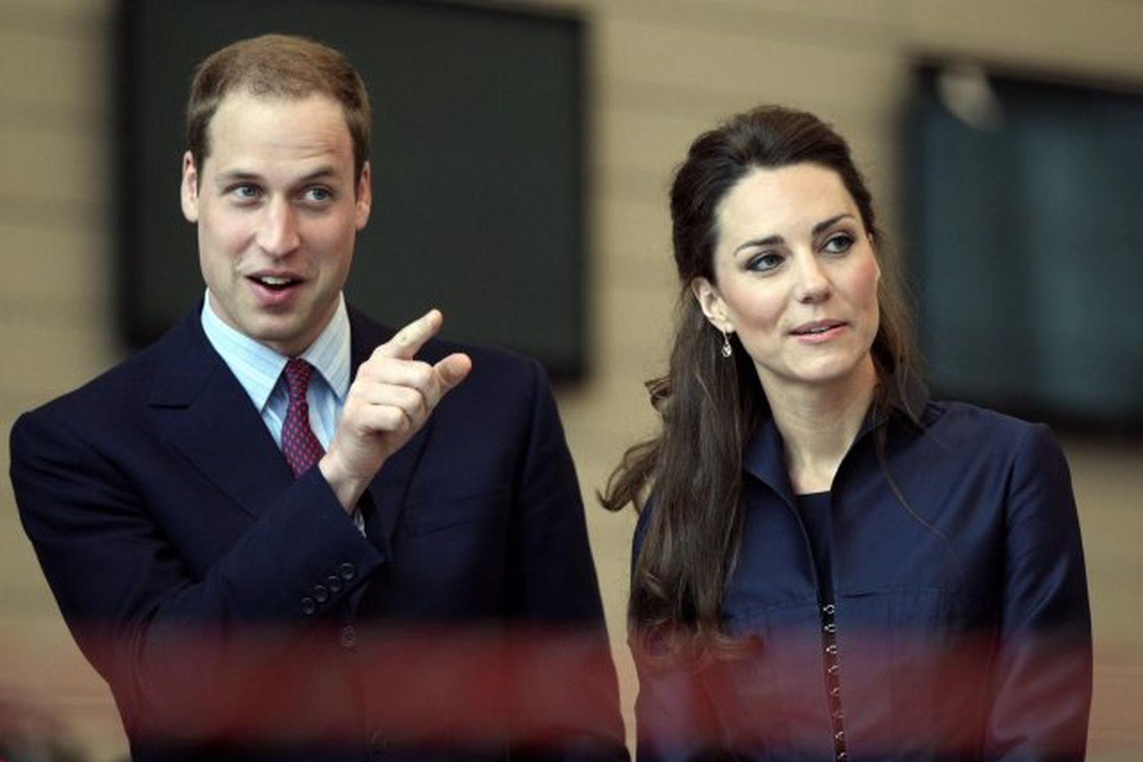 Vilhjálmur prins og unnusta hans Kate Middleton.