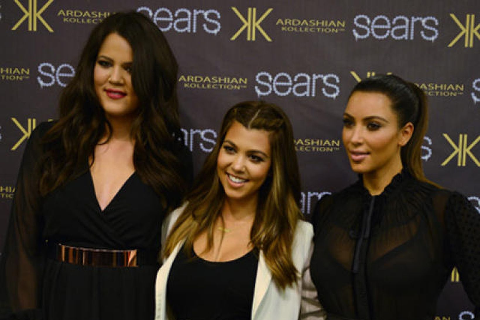 Kardashian-systur, f.v. Khloé, Kourtney og Kim.