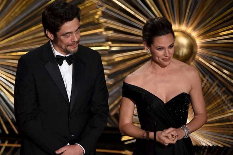 Benicio del Toro og Jennifer Garner tóku sig vel út.