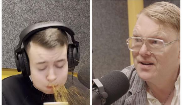 Frussaði kaffi á Jón Gnarr 
