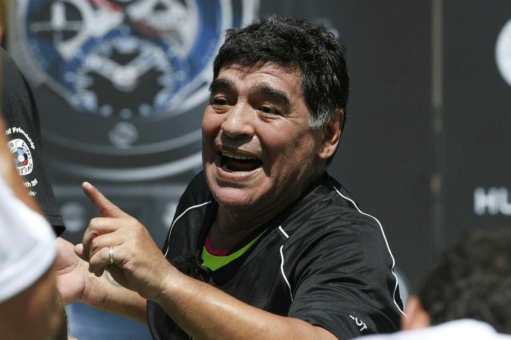 Diego Maradona er svekktur.