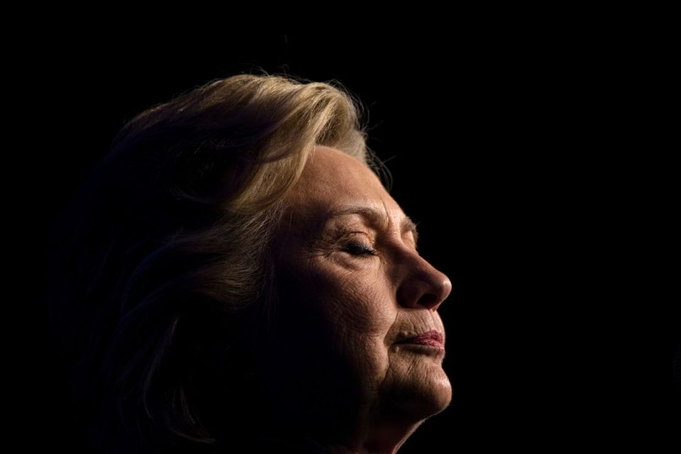 Hilary Clinton, forsetaframbjóðandi Demókrata, var í sviðsljósinu í ár. Hún tapaði í forsetakosningunum og tók …