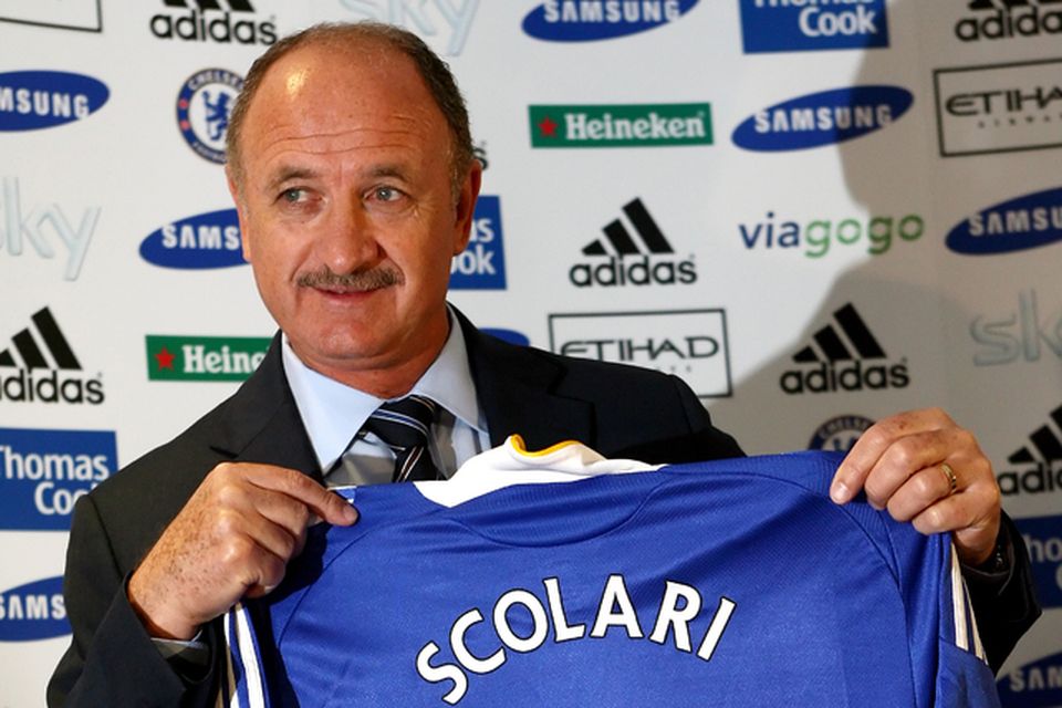 Luiz Felipe Scolari stoppaði stutt á Brúnni, Stanford Bridge, en fékk vel borgað þrátt fyrir …