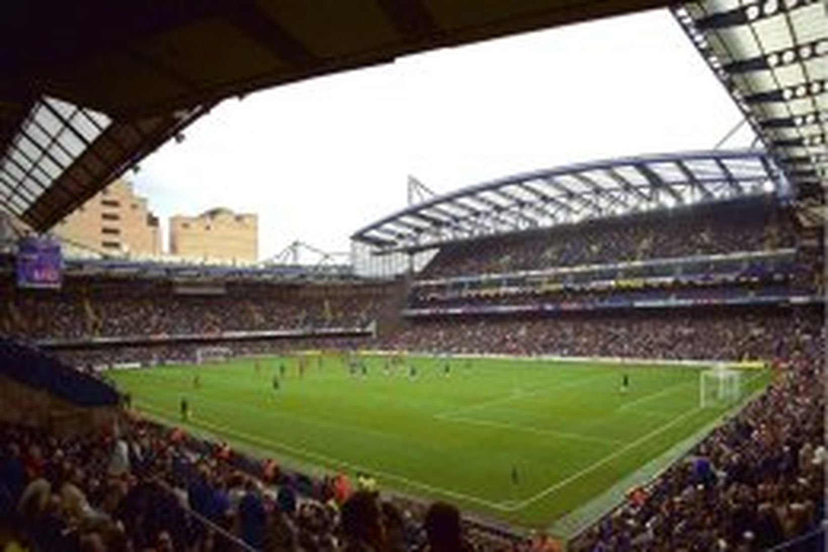 Stamford Bridge heimavöllur Chelsea.