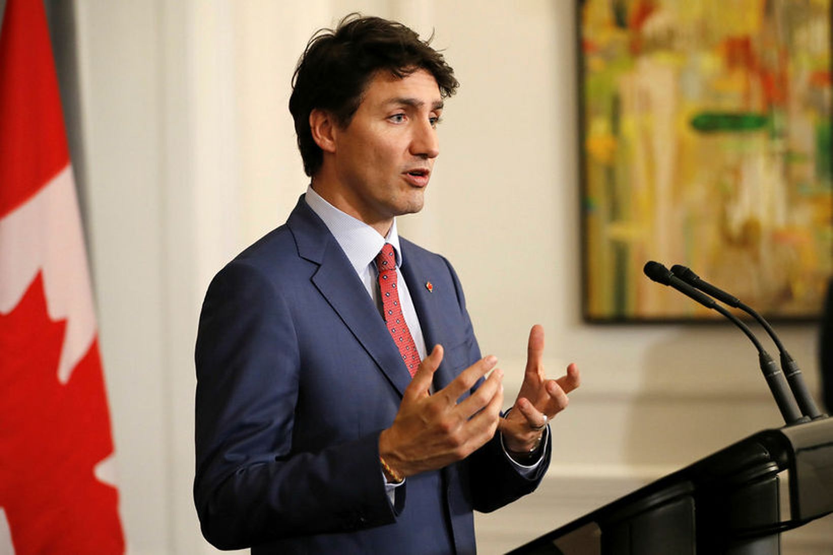 Justin Trudeau forsætisráðherra Kanada.