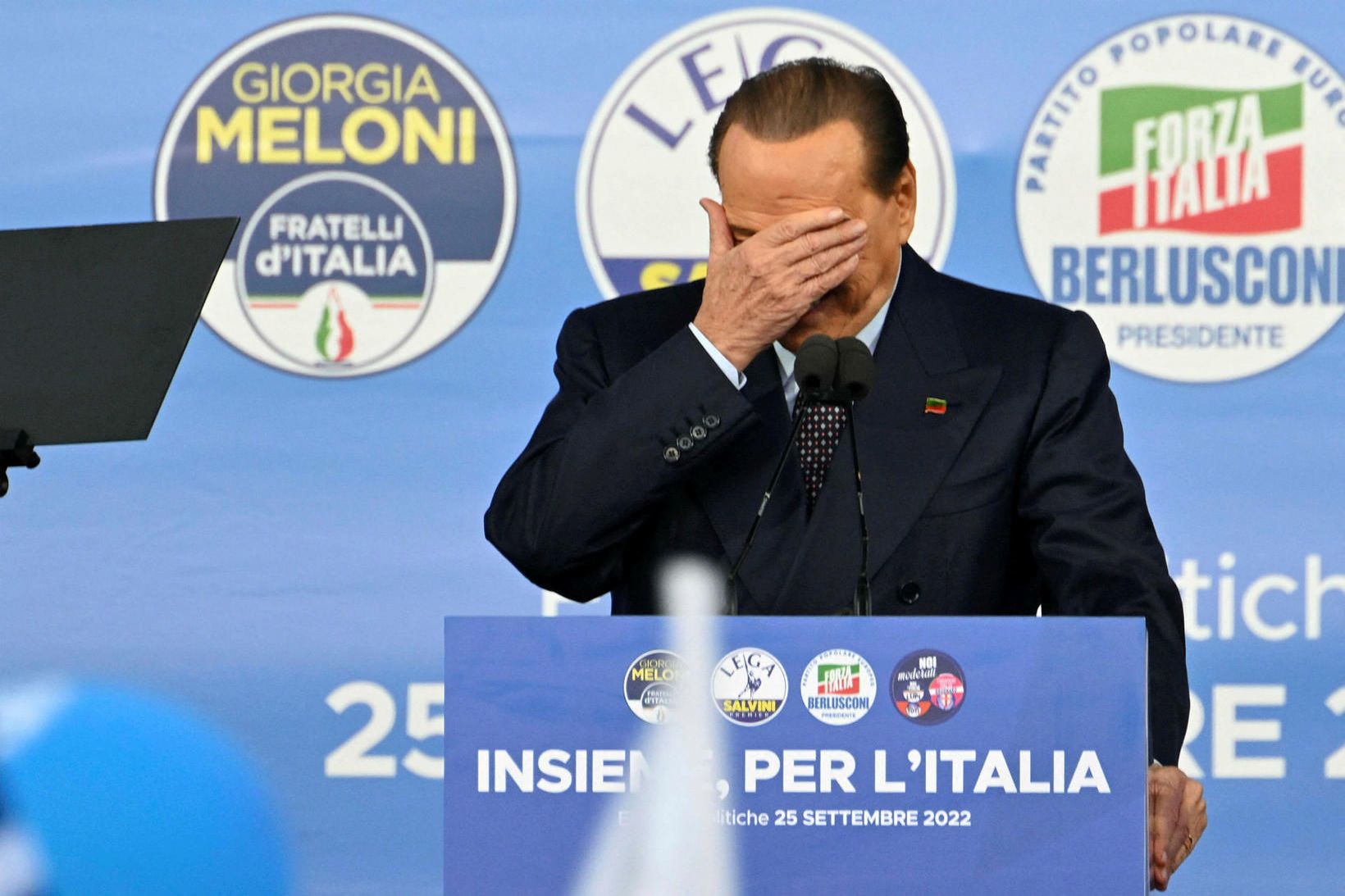 Silvio Berlusconi fyrrverandi forsætisráðherra Ítalíu.