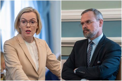 Guðrún Hafsteinsdóttir og Daði Már Kristófersson tókust á um styrkveitingar til Flokks fólksins.
