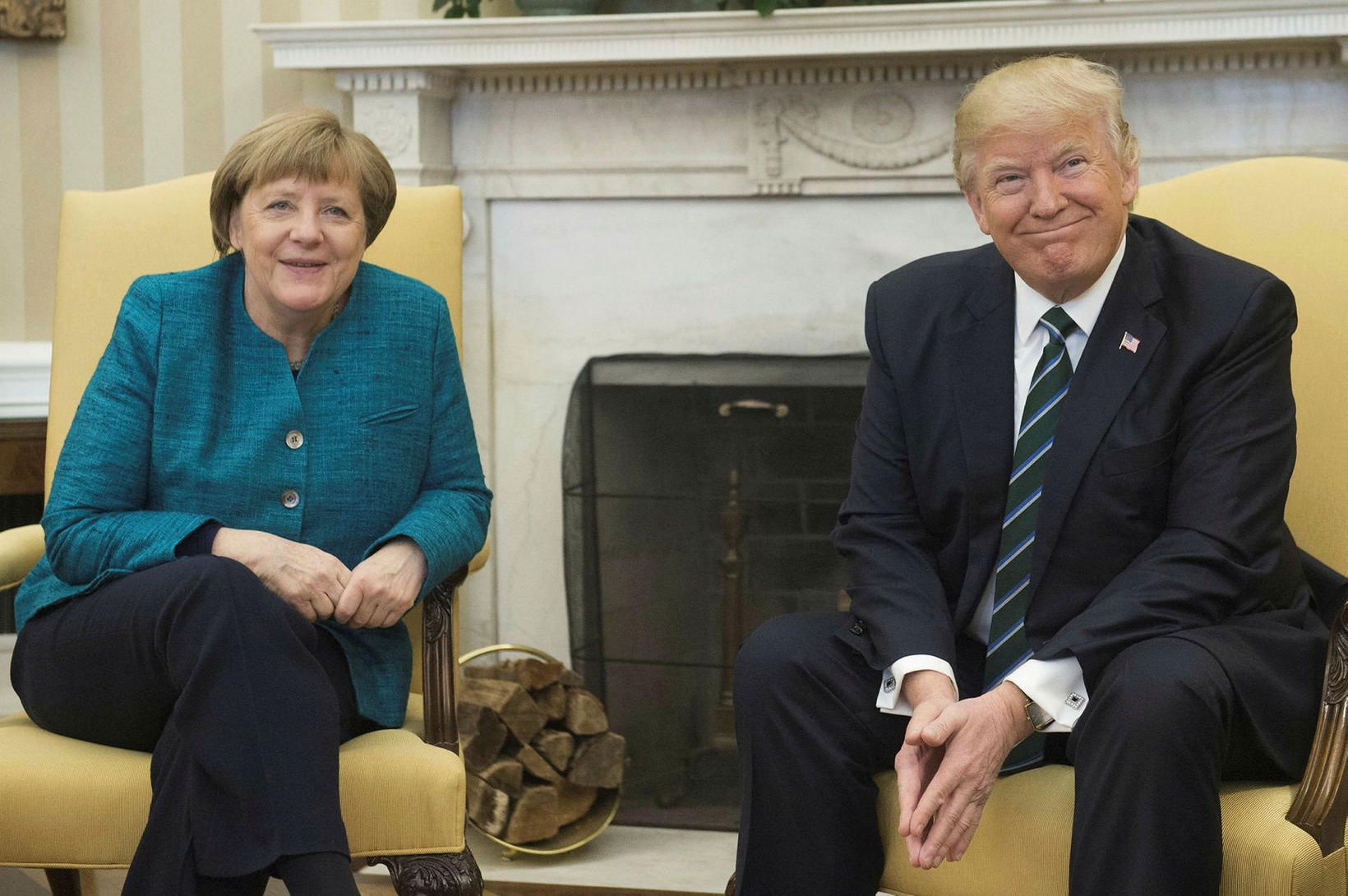 Merkel segir Trump heillaðan af einræðisherrum