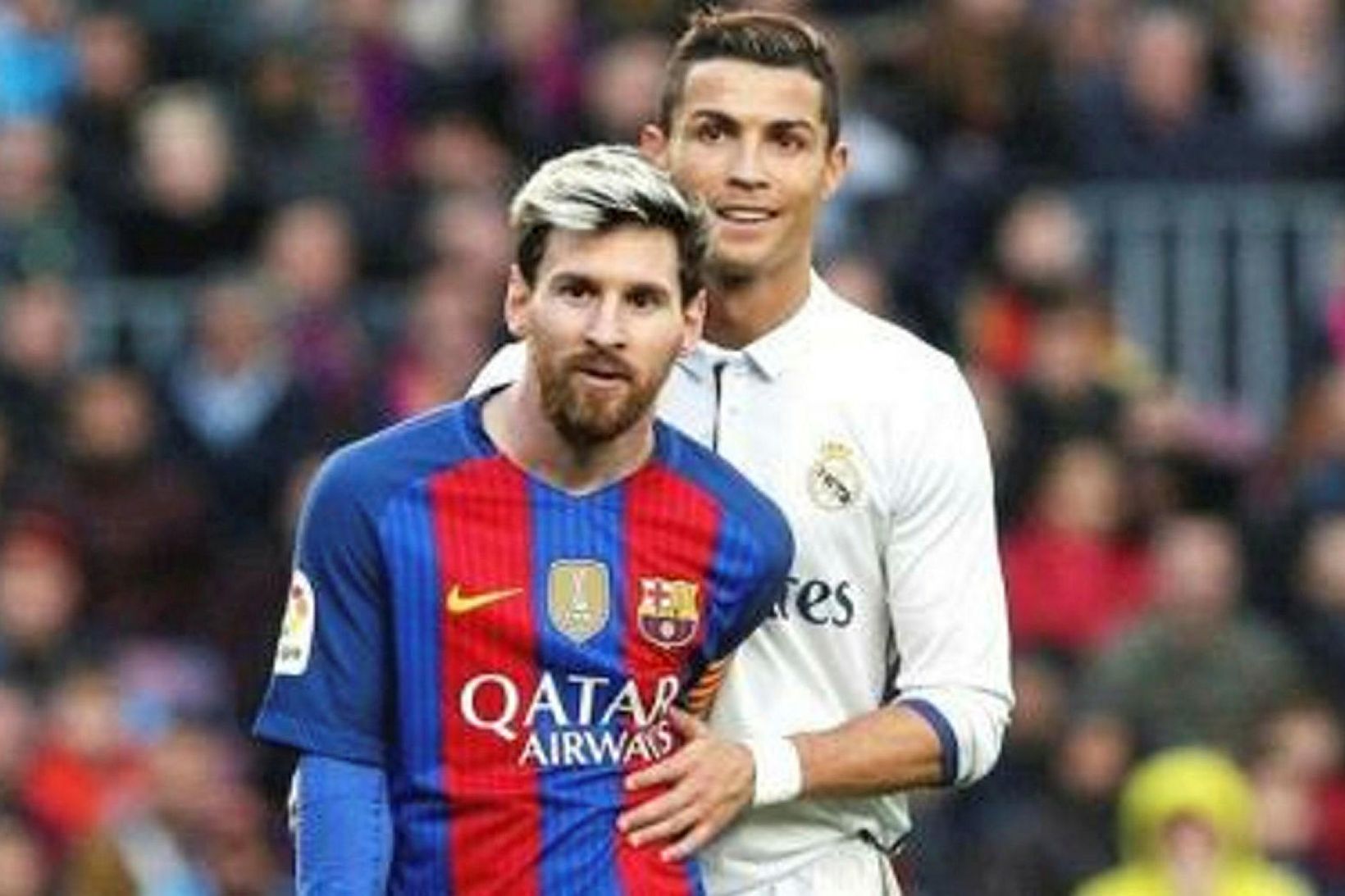 Lionel Messi og Cristiano Ronaldo.