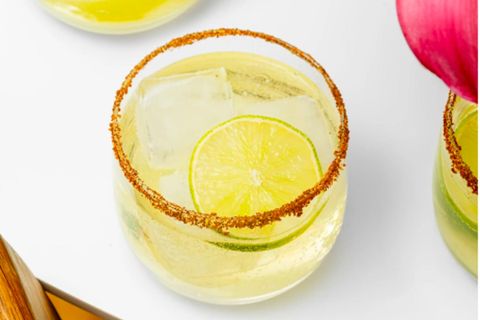 Tequila lime spritzer með tajín eins og Snorri vill hafa hann.