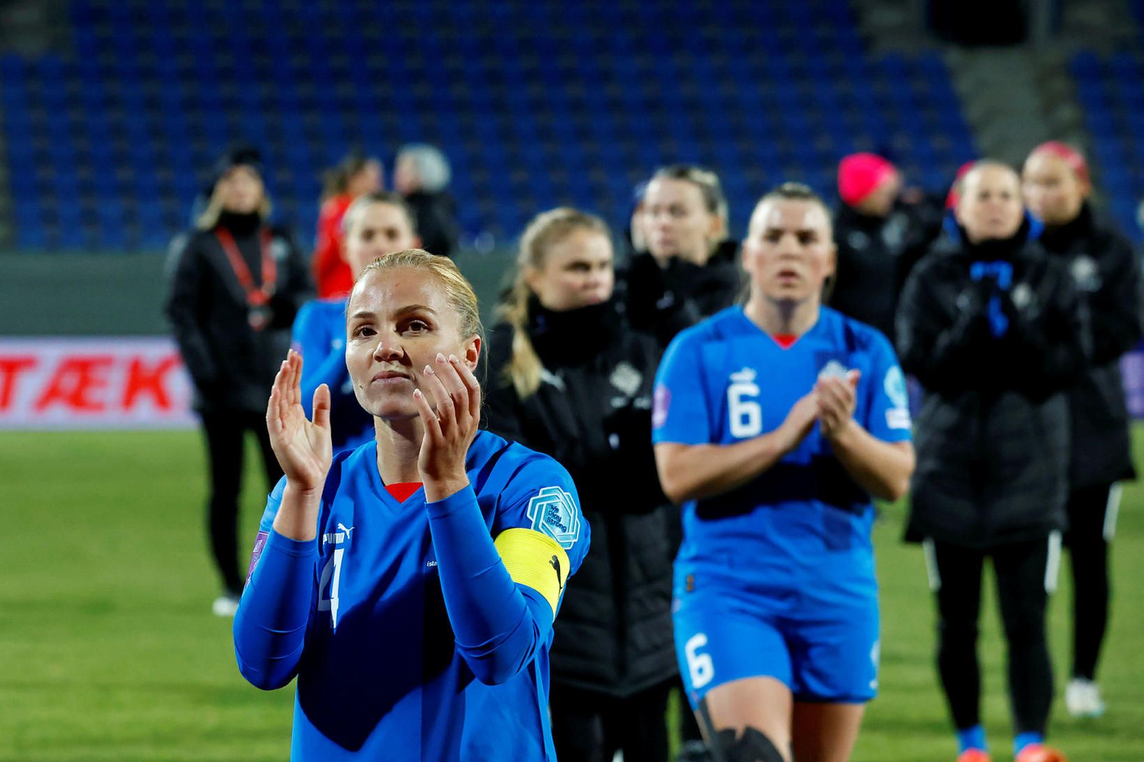 Glódís Perla Viggósdóttir og stöllur töpuðu óvænt stigum í dag.