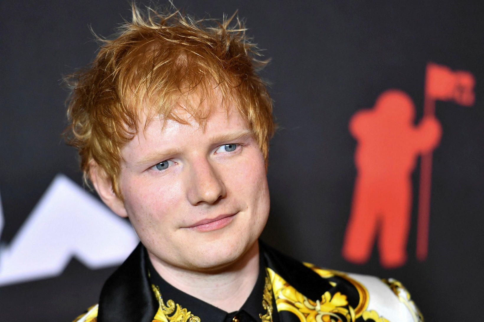 Ed Sheeran á MTV VMA verðlaunahátíðinni á sunnudag.