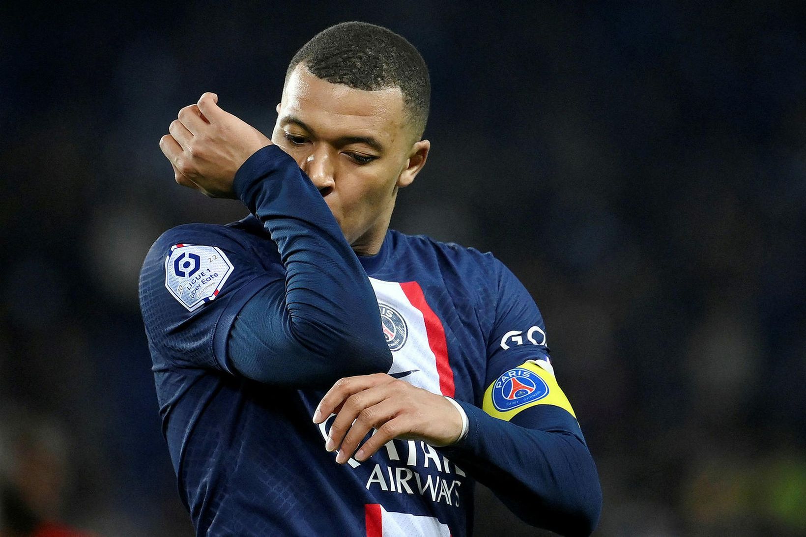 Markið sem Kylian Mbappé skoraði fyrir PSG á laugardag var …