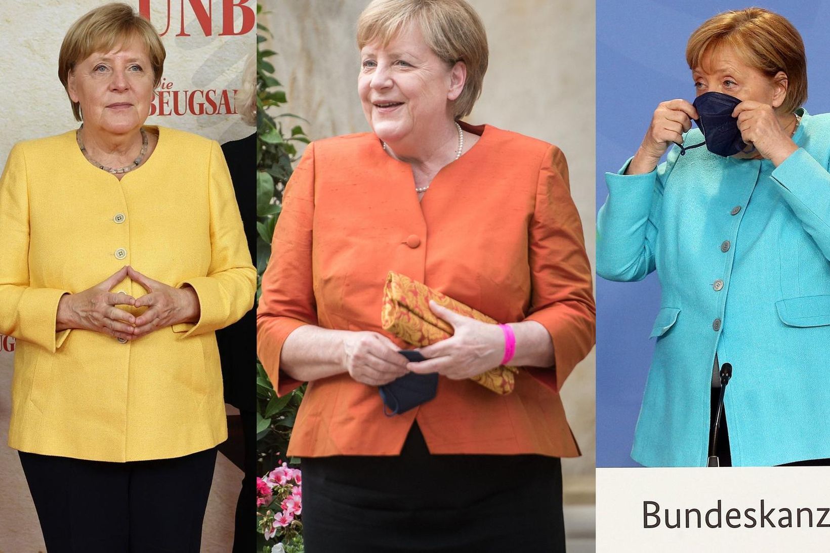 Angela Merkel hefur komið sér upp hinum fullkomna fataskáp hinnar …