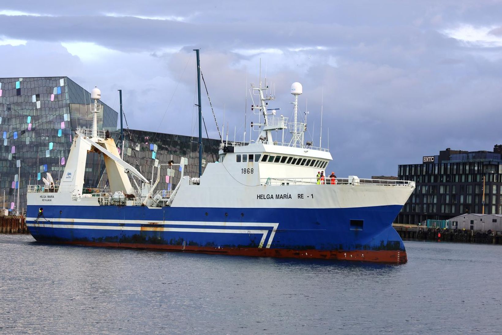 Helga María RE 3, einn þriggja ísfiskstogara Brims.