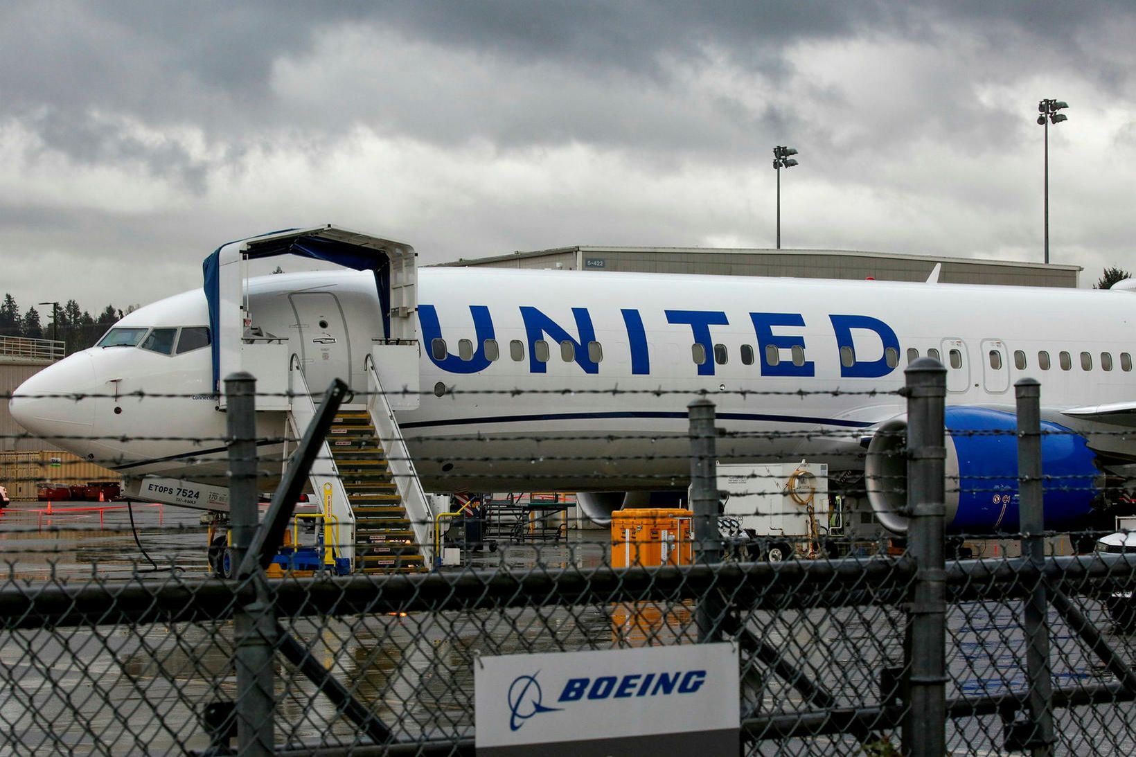 Boeing 737 MAX-flugvél frá flugfélaginu United Airlines í nóvember síðastliðnum.