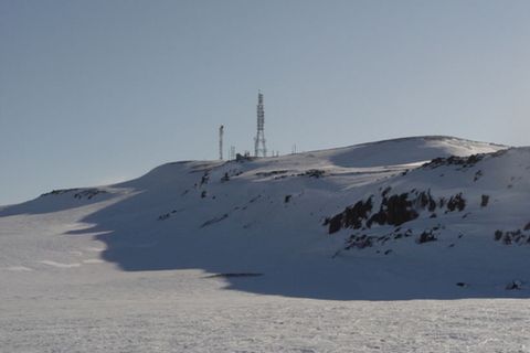 Veðurstöðin á Gagnheiði.