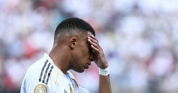 Kylian Mbappé mátti þola stórt tap gegn sínum gömlu félögum.