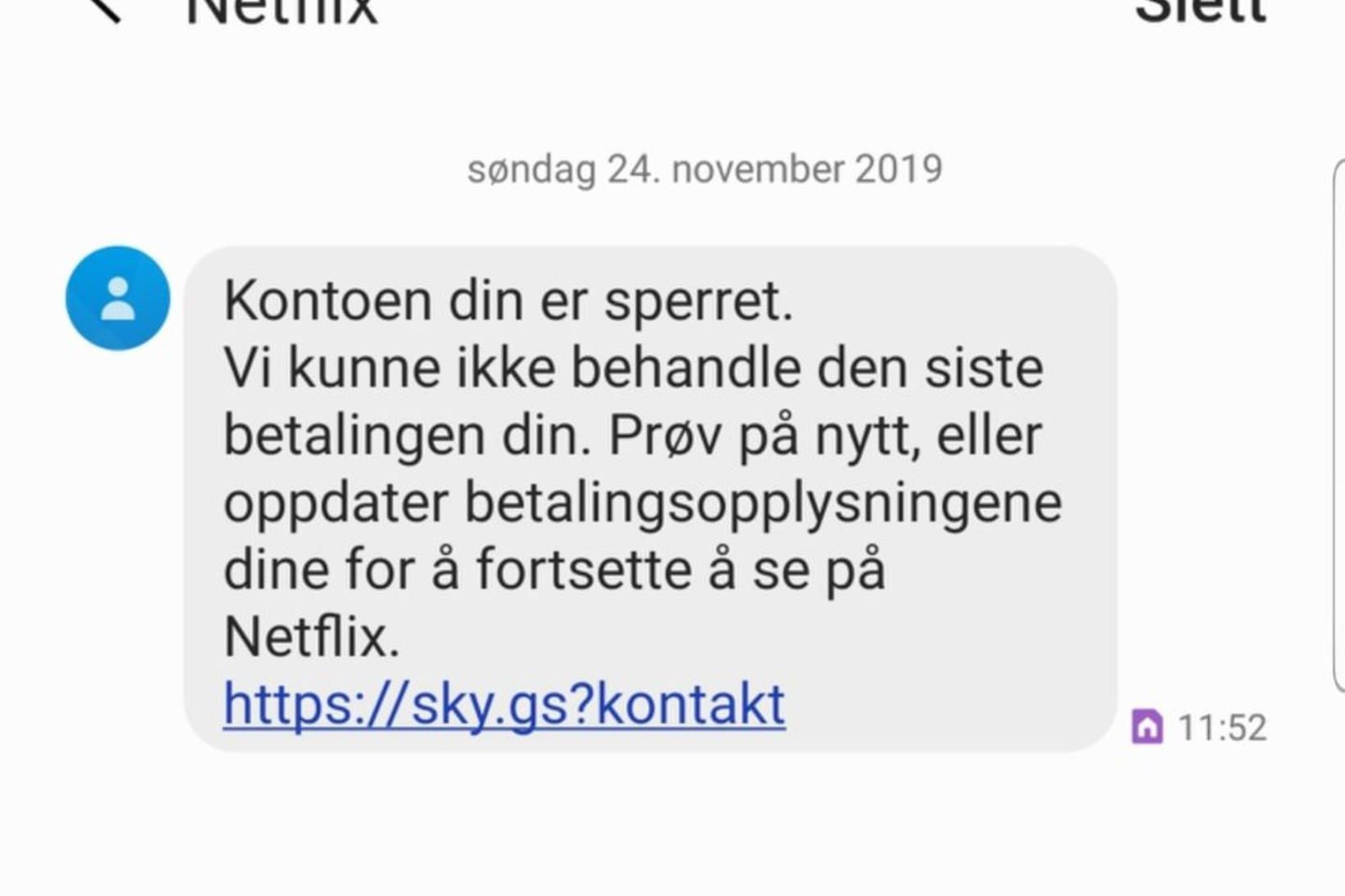 SMS-skilaboð á lýtalausri norsku bárust Ninu Magnussen og var hún …