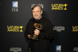 Leikarinn Mark Hamill á Saturn-verðlaunahátíðinni um daginn.