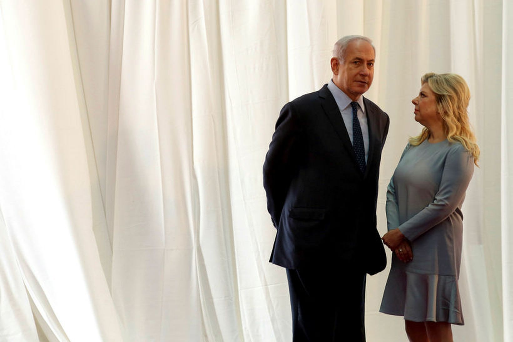 Sara og Benjamín Netanjahú.