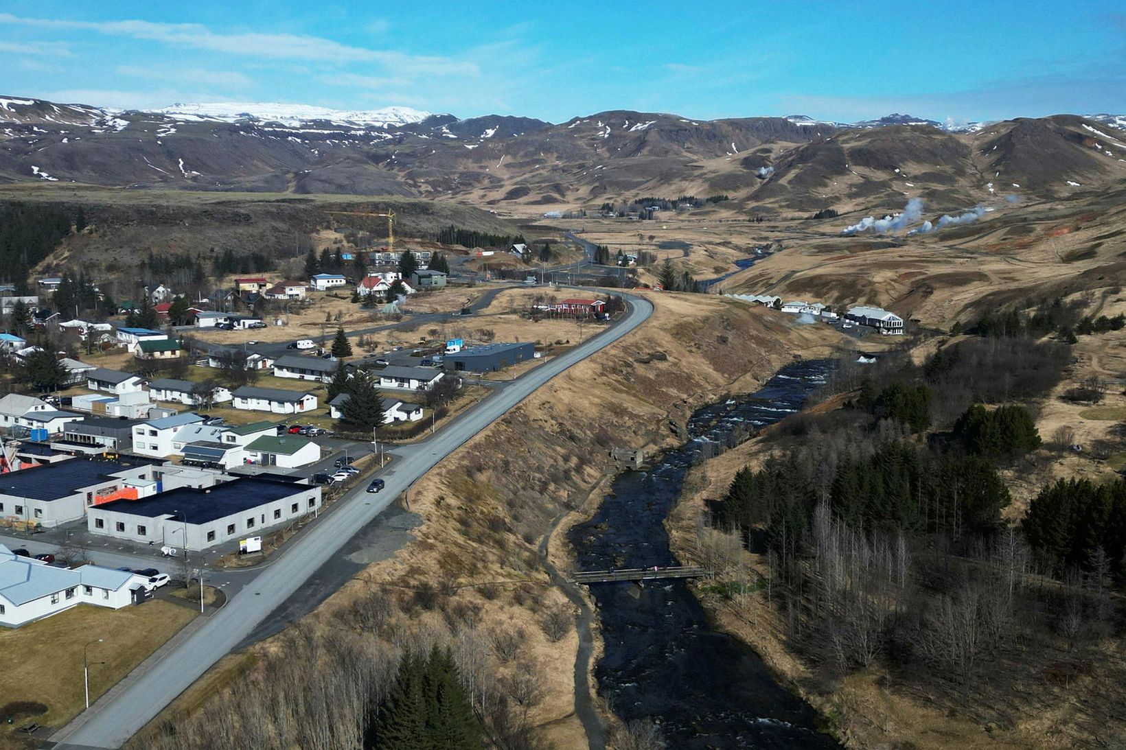 Ekkert nýtt að eldstöð sé í nágrenni bæjarins