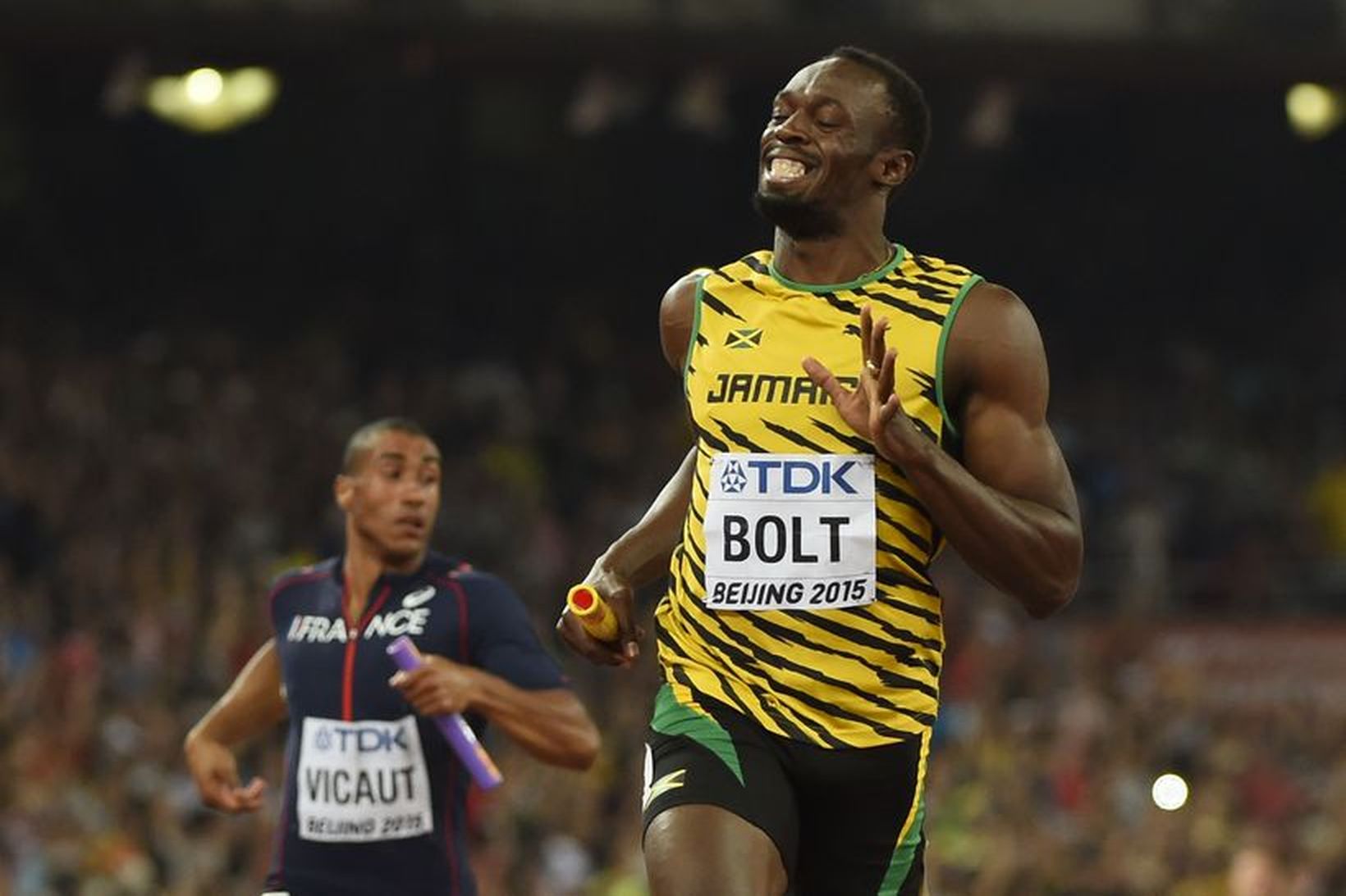 Usain Bolt er engum líkur.