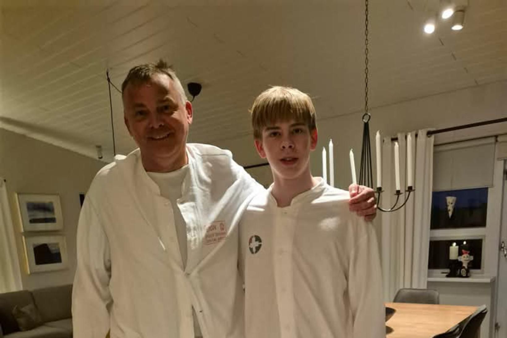 Jón Pétur með buxurnar á hælunum