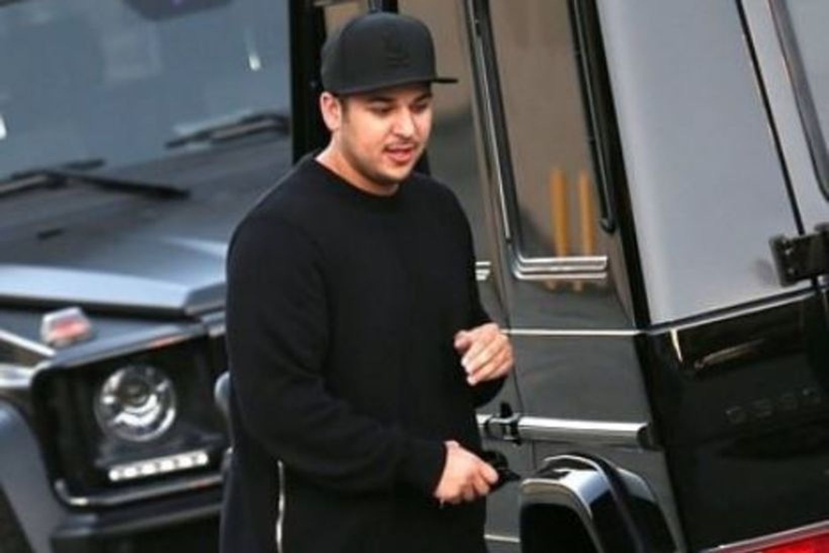 Rob Kardashian á erfitt með að halda sér í kjörþyngd.