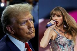 Donald Trump og Taylor Swift.