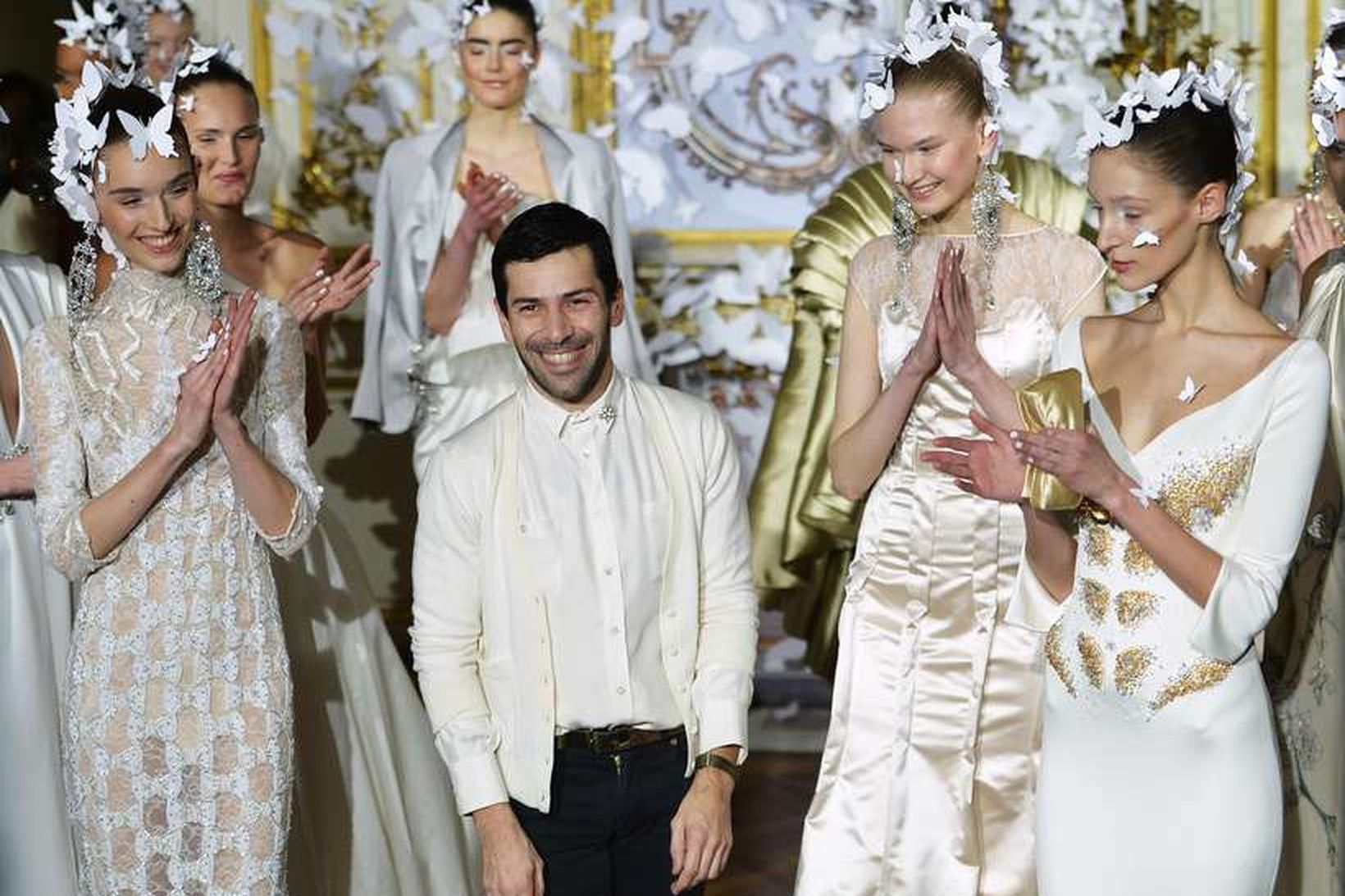 Franski tískuhönnuðurinn Alexis Mabille sýndi Haute Couture-línu sína á tískuvikunni …