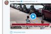 Twitter varar við tísti Trump