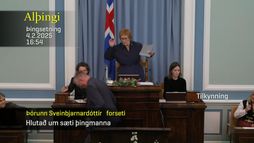 Þórunn tók andköf: Fall er fararheill