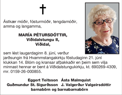 María Pétursdóttir,