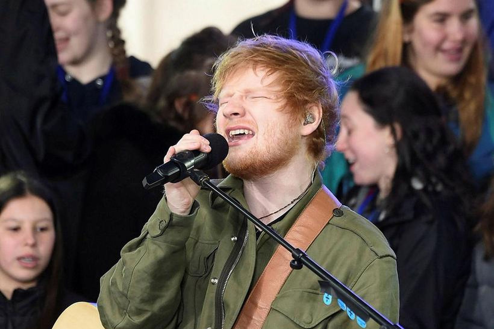 Ekki var verið að dæma tónlist Ed Sheeran.