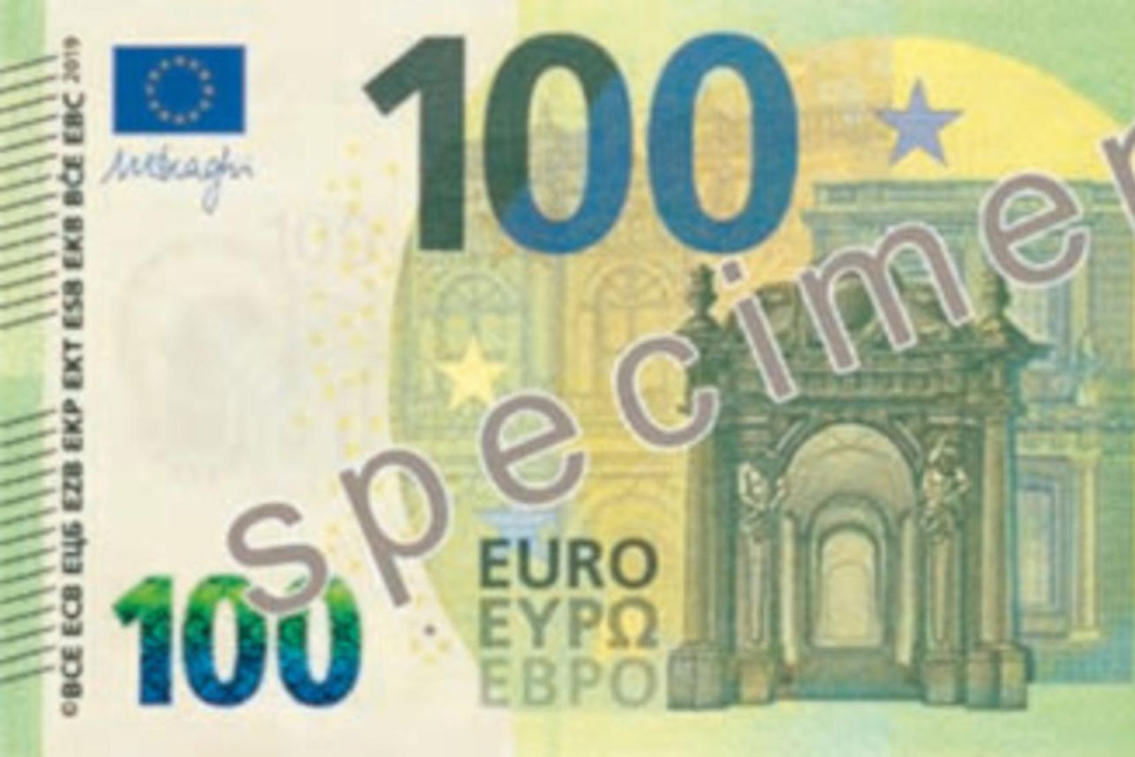 100 evrur.