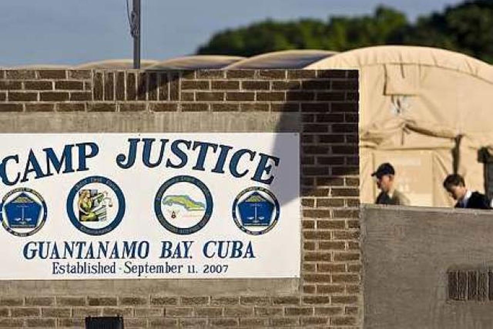 Frá fangabúðunum við Guantanamó flóa á Kúbu
