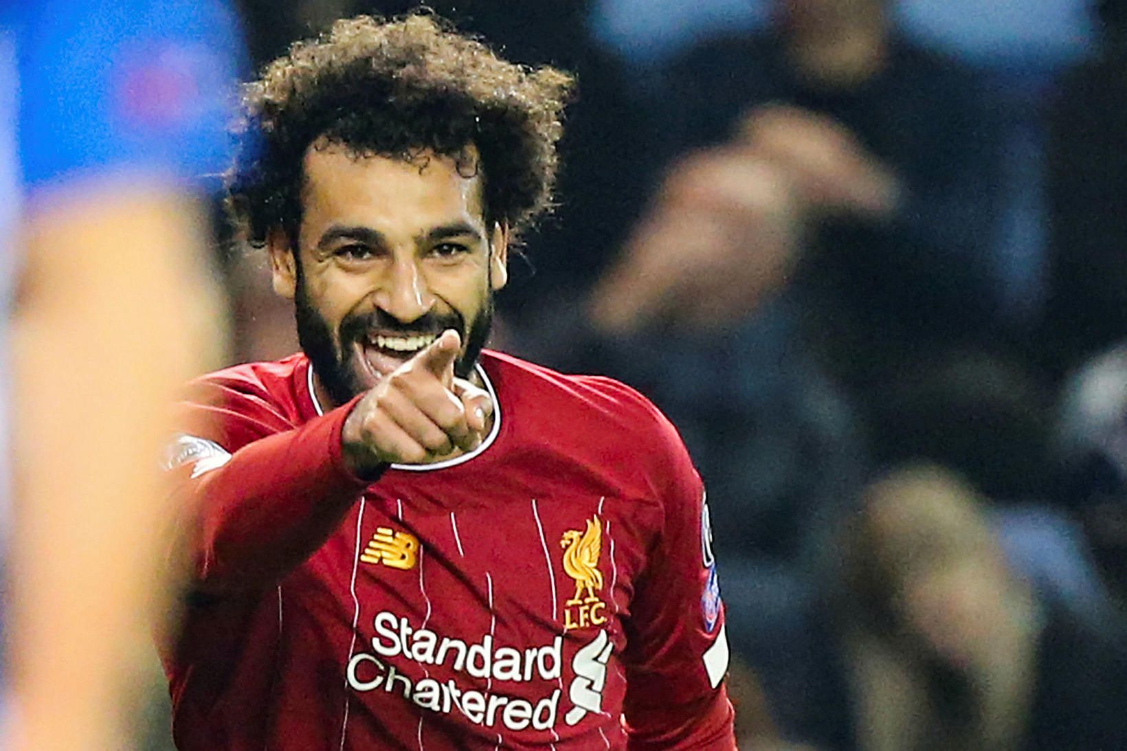 Mohamed Salah var á skotskónum með Liverpool í vikunni.