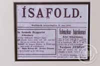 Ísafold - Auglýsing - Úrklippa