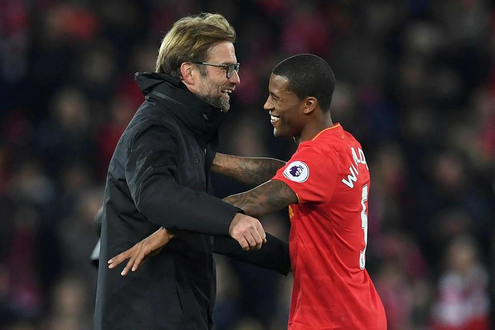 Jürgen Klopp og Georginio Wijnaldum munu funda saman þegar sá …